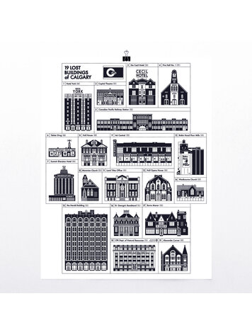 Raymond Biesinger 21 Lost Buildings of Calgary
