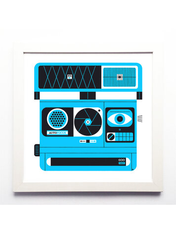 Raymond Biesinger Polaroid Blue