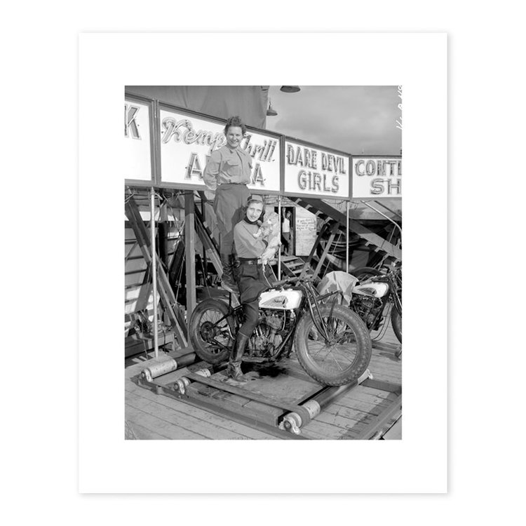 Vivid Archives Dare Devil Girls Side Show Edmonton 1952