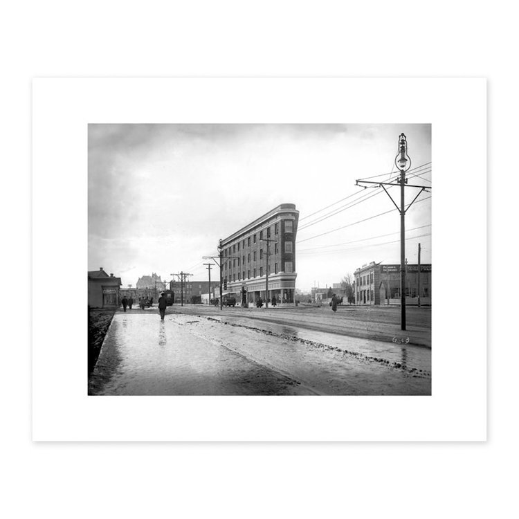 Vivid Archives Gibson Block Edmonton 1918