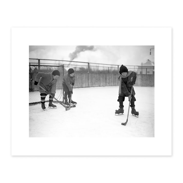 Vivid Archives Glenora Hockey Rink Edmonton January 1929