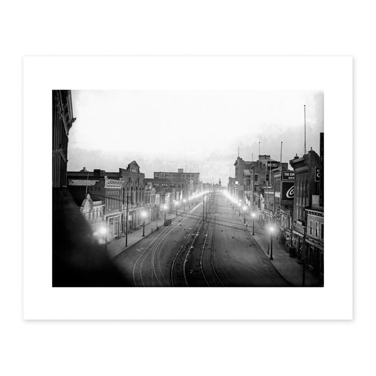 Vivid Archives Jasper Avenue from Queens Avenue Edmonton 1913