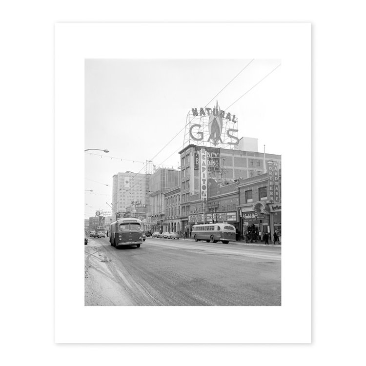 Vivid Archives Jasper Avenue Edmonton 1952
