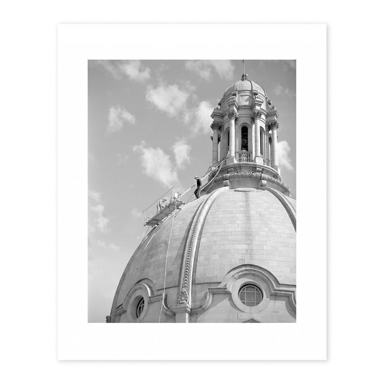Vivid Archives Legislature Building Dome Edmonton 1951