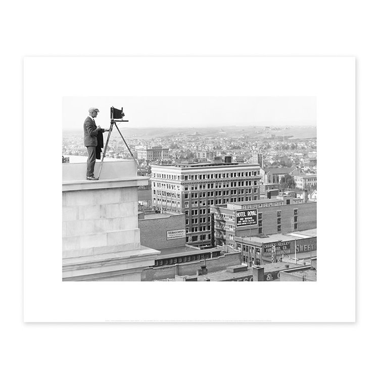 Vivid Archives Photogaphing Downtown Calgary c1920