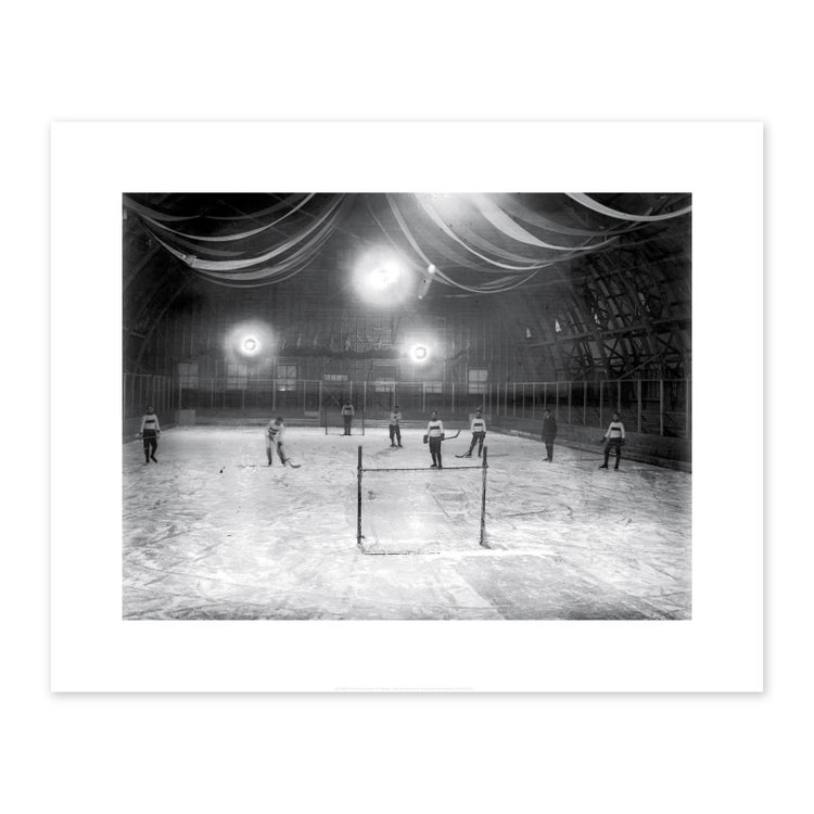 Vivid Archives Thistle Rink Hockey Practice Edmonton 1900