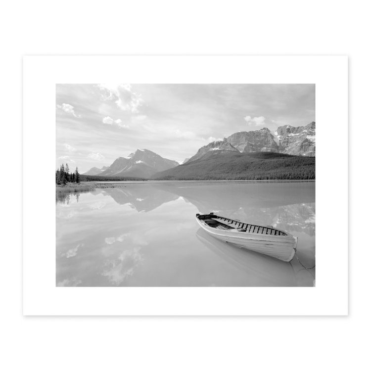 Vivid Archives Upper Waterfowl Lake August 1957