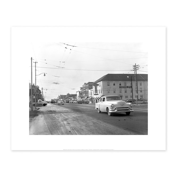 Vivid Archives Whyte Avenue Edmonton 1953
