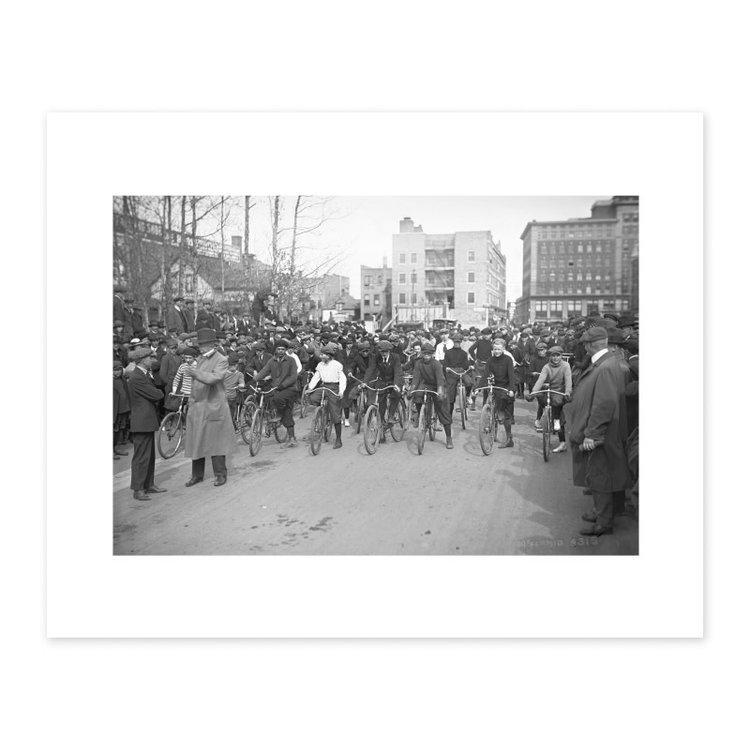 Vivid Archives Edmonton Journal Bicycle Race 1919