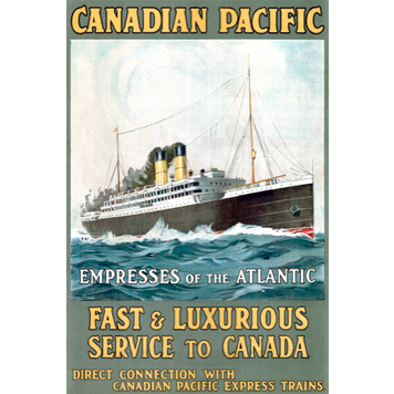 Eurographics Empresses of the Atlantic - Fast and Luxurious Service to Canada