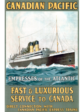 Eurographics Empresses of the Atlantic - Fast and Luxurious Service to Canada