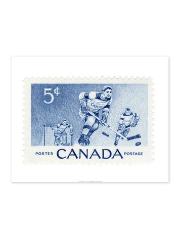 Vivid Print Canada Hockey Stamp