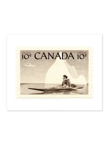 Vivid Print Canada Kayak Stamp