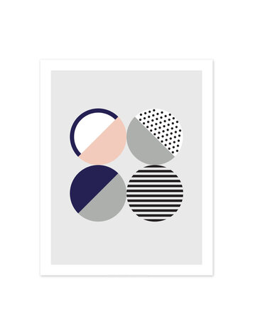 Bee Waeland Randi Scandi 2 Navy Pale Coral