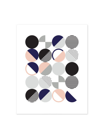 Bee Waeland Randi Scandi Navy Pale Coral