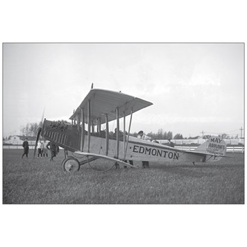 Vivid Archives Airplane and Pilot 1919 Postcard