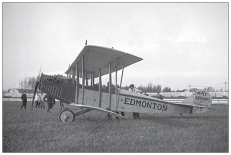 Vivid Archives Airplane and Pilot 1919 Postcard