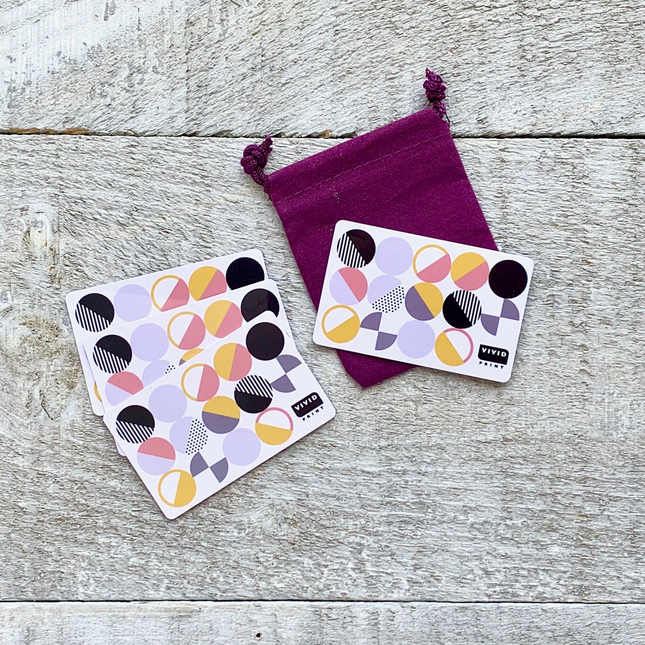 New: Redeem and Send Vivid Print Gift Cards Online