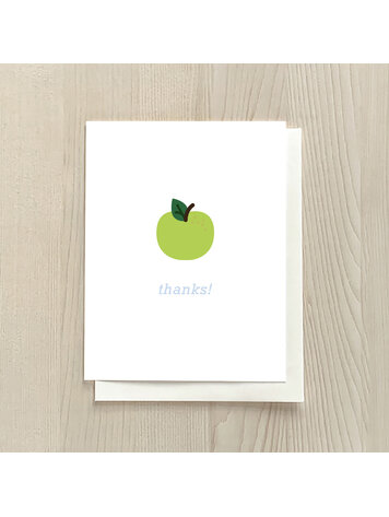 Vivid Print Apple Thanks