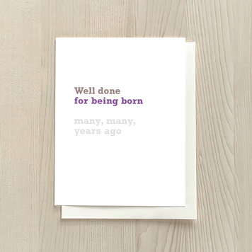 Vivid Print Many Many Years Ago