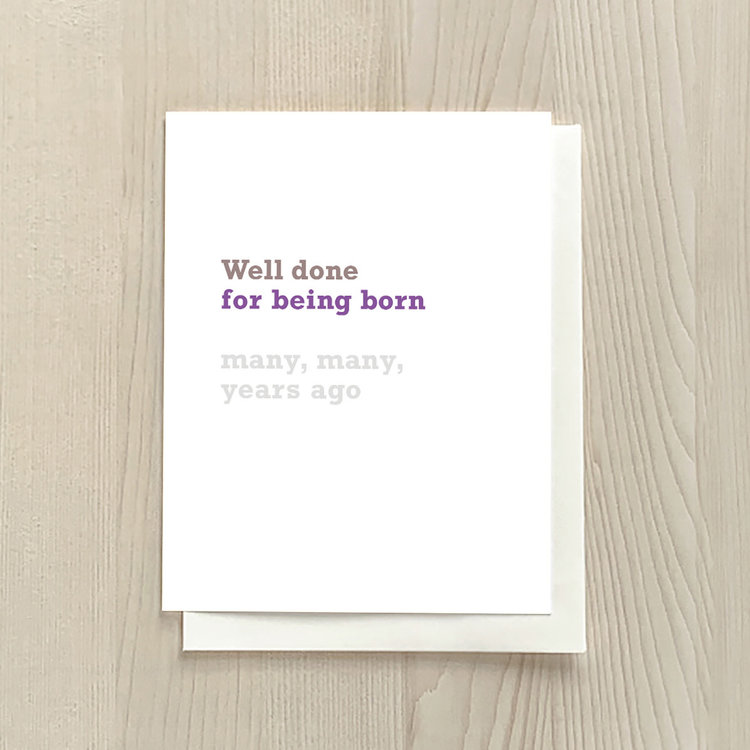 Vivid Print Many Many Years Ago