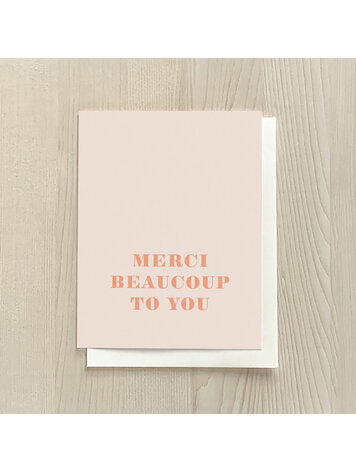 Vivid Print Merci Beaucoup