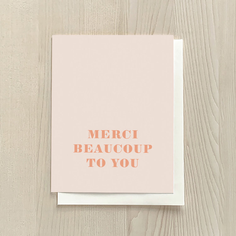 Vivid Print Merci Beaucoup