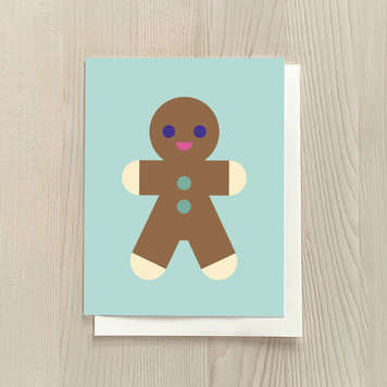 Vivid Print Gingerbread Man