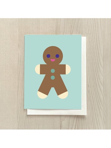 Vivid Print Gingerbread Man