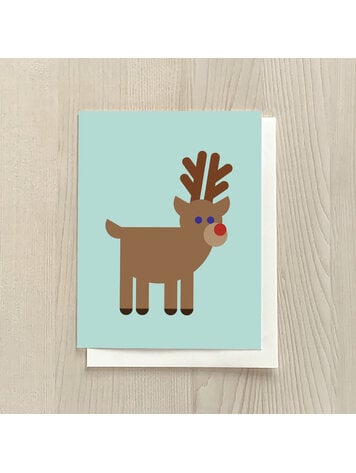 Vivid Print Reindeer