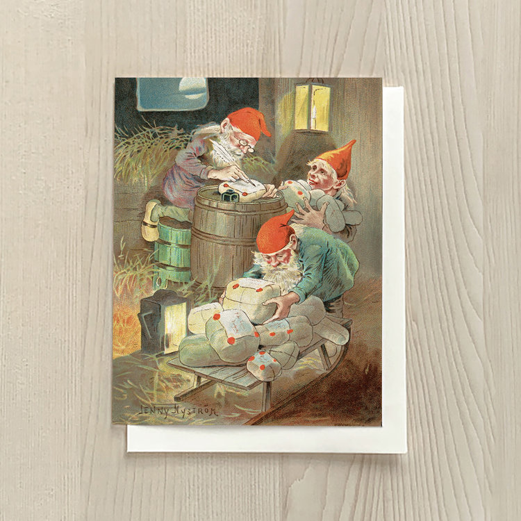 Vivid Print Packing Elves