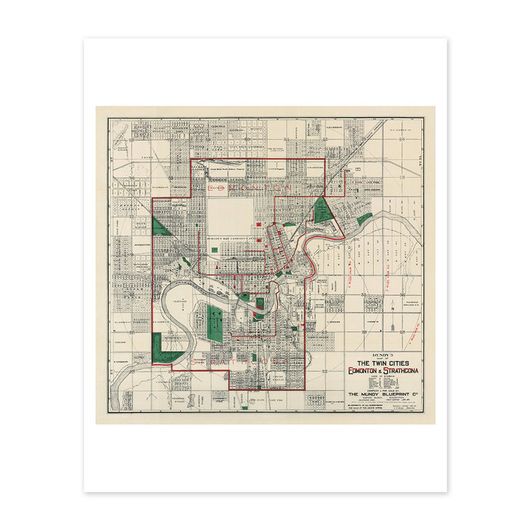 Vivid Archives Twin Cities Map 1911
