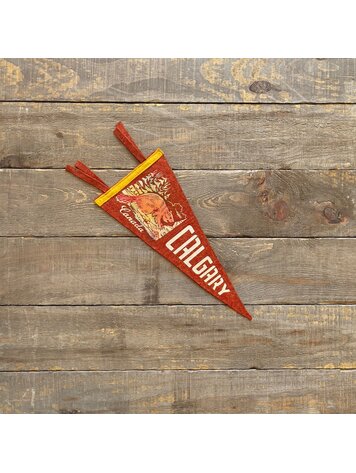 Vivid Vintage Vintage Calgary Pennant Red