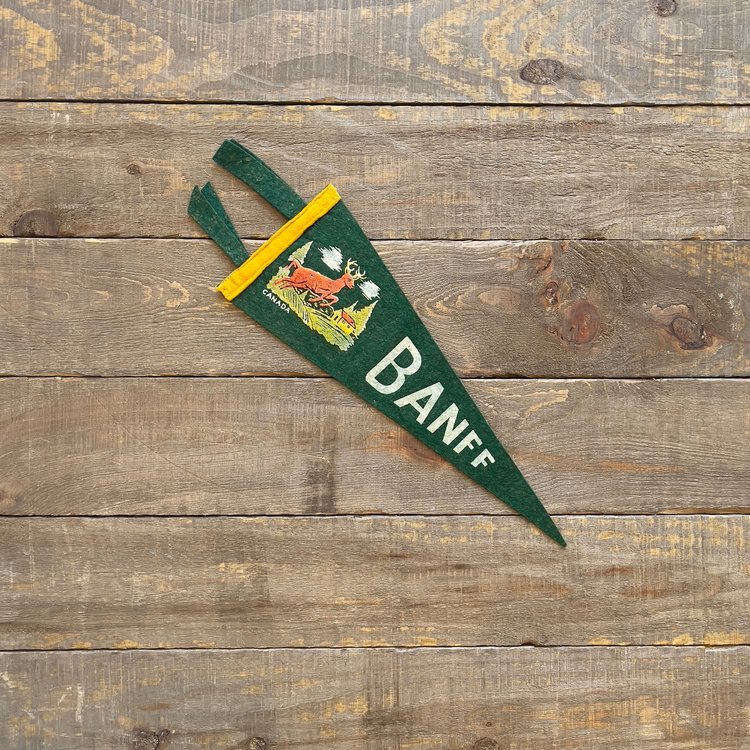 Vivid Vintage Vintage Banff Pennant Green