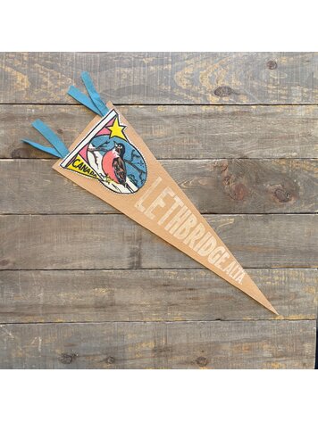 Vivid Vintage Vintage Lethbridge Pennant Beige
