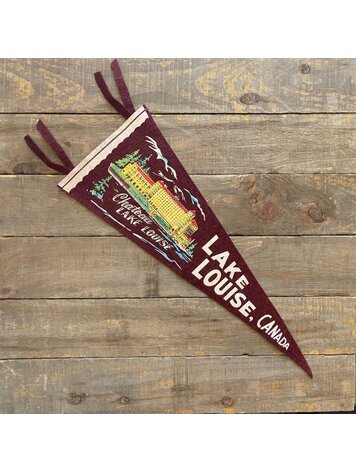 Vivid Vintage Vintage Lake Louise Pennant Burgundy