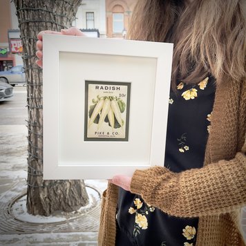 Vivid Vintage Framed Pike Seed Radish