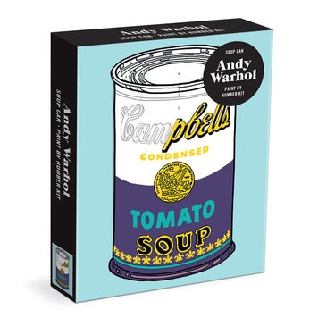 Galison Mudpuppy Andy Warhol Soup Can Paint By Number Kit