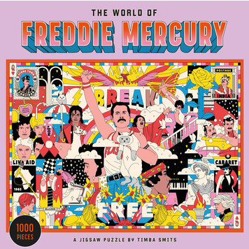 Laurence King Publishing The World of Freddie Mercury 1000 Piece Puzzle