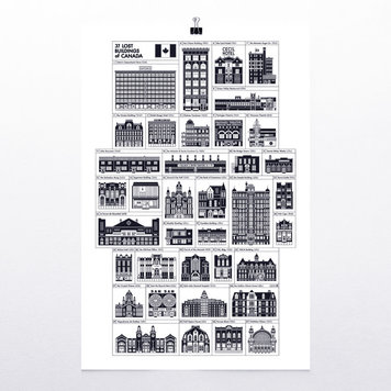 Raymond Biesinger Lost Buildings of Canada