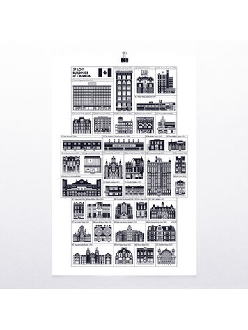Raymond Biesinger Lost Buildings of Canada