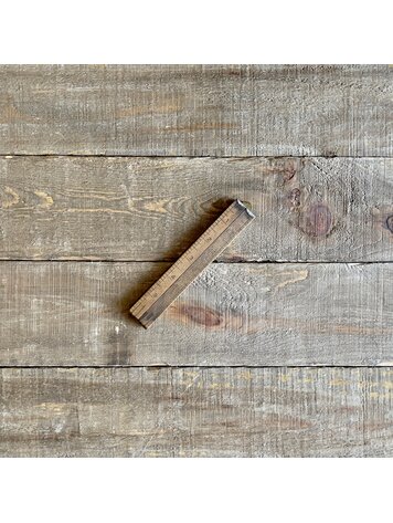 Vivid Vintage Vintage Wooden Hinged Engineers Ruler