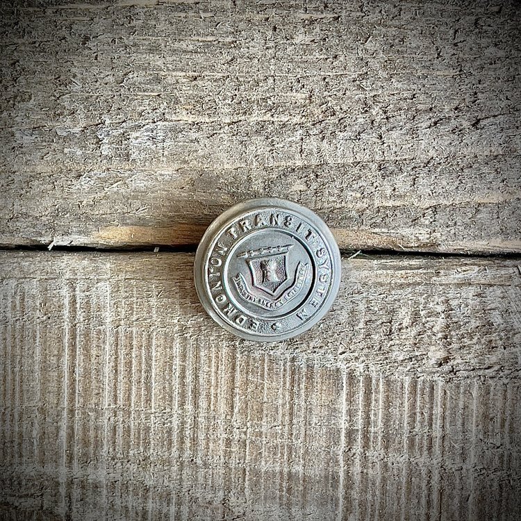 Vivid Vintage Edmonton Transit System Buttons
