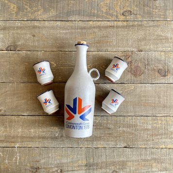 Vivid Vintage Commonwealth Games Decanter Set