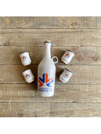 Vivid Vintage Commonwealth Games Decanter Set