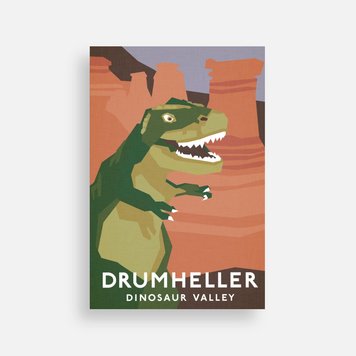 Bee Waeland Drumheller Dinosaur Valley Postcard