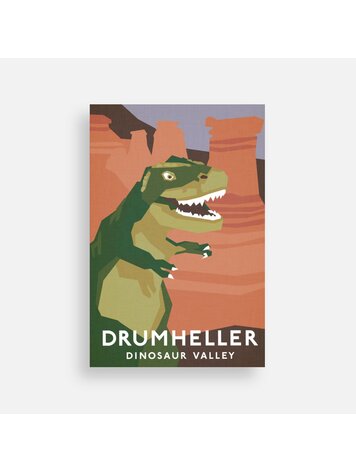 Bee Waeland Drumheller Dinosaur Valley Postcard