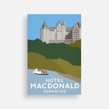 Bee Waeland Hotel Macdonald Postcard