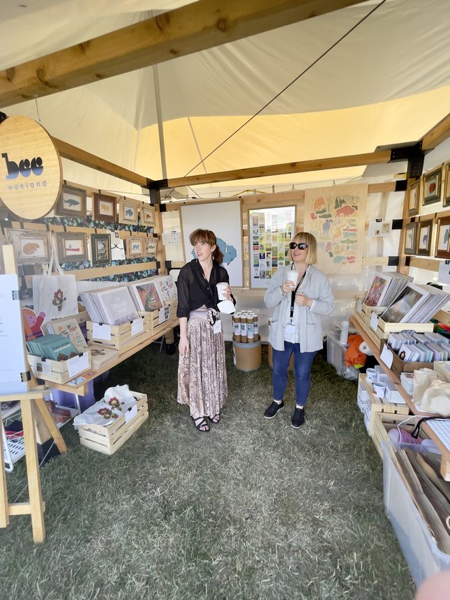 Bee Waeland Pop Up Shop at Edmonton Folk Music Festival!