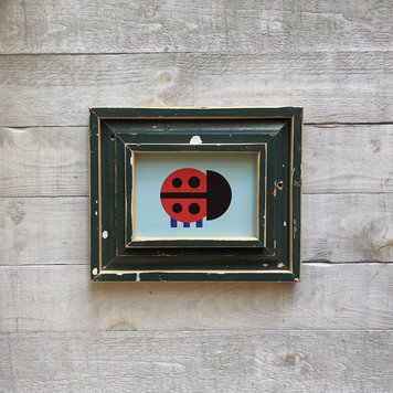 Bee Waeland Ladybug Barnwood Edition